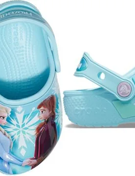 Disney Hausschuh - Kids Disney Frozen Clog - EU22-23 bis EU23-24 - für Damen - Größe EU 22-23 - blau - Frauen - female - Crocs - FashionsVida