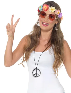 Hippie Accessoire Set 5-teilig - SMIFFY''S - FashionsVida