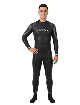 Zeal Perform Long Sleeve Neoprene Wetsuit Black 6T Men - Orca - FashionsVida