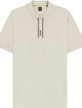 HUGO Polo Paddy GOC, halbarm, creme xl - BOSS - FashionsVida