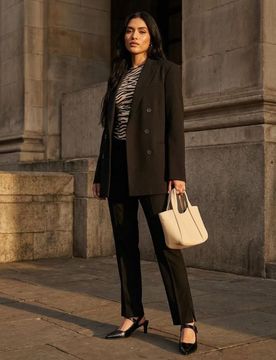 Pantaloni a sigaretta - nero