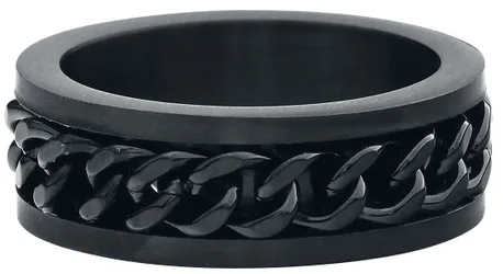 Ring - Mesh Steel - schwarz - Unisex - unisex
