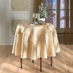 Tischdecke "Goldtraum" rund, Ø 160 cm