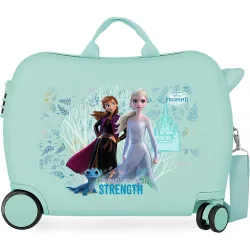 Maleta de cabina infantil Frozen find your strenght rígida con capacidad de 34L