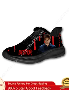 Forensic Scientist D-Dexter Morgan Custom Walking Shoes Men Woman Rotating Button Without Laces Shoe Design Sneakers Unisex - Aliexpress - FashionsVida