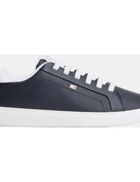 Zapatilla de piel mujer ulrtaligera con logo - Tommy Hilfiger - FashionsVida