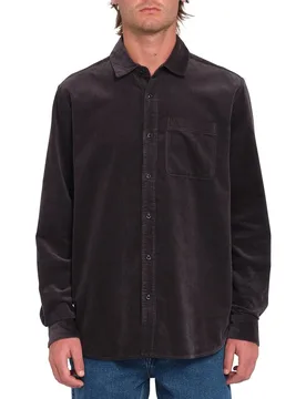 Camisa de hombre con corte clásico y lisa y color - Volcom - FashionsVida