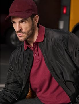 Sinsay - Polo - maroon