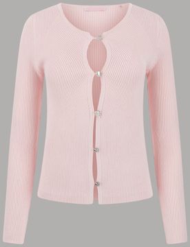 Eleganza Ribattuta: Cardigan con Bottoni Gioiello