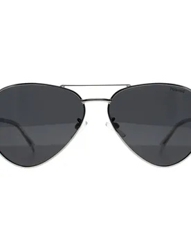 Aviator Palladium Grey Polarized PLD 4186/G/S/X Sunglasses - Silver - Size: One Size - Polaroid - FashionsVida