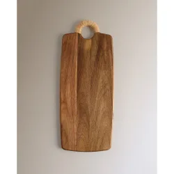 Tabla de cortar ratán Acacia
