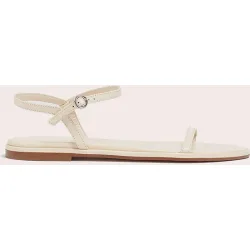Sandalias planas Nettie de piel
