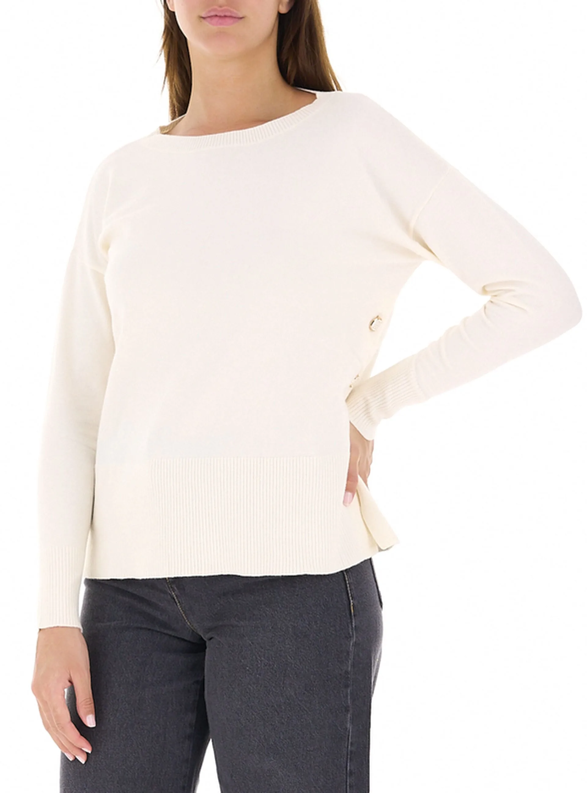 Maglia girocollo AVORIO L - EMME MARELLA - FashionsVida