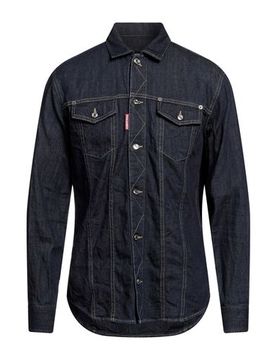 Camisa vaquera Hombre Azul marino 48 Hombre