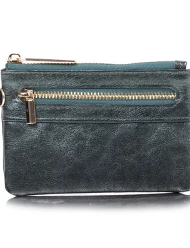Porte-monnaie zippé Vert vert Tailleunique - Isotoner - FashionsVida