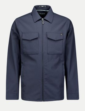 Overshirt Full Zipper Blau L