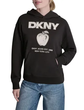 Sweat à Capuche Big Apple Black / Eggnog Black XS