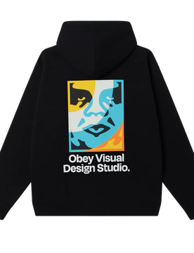 Felpa visual design studio fleece - black