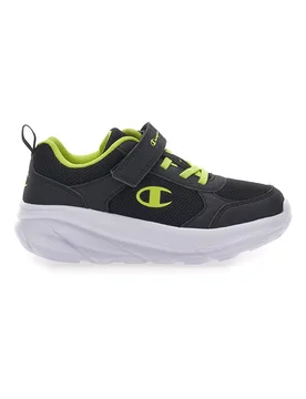 Sneakers Nere e Gialle con Velcro e Lacci Elastici HRO B PS Low Cut Shoe 28½ - Champion - FashionsVida