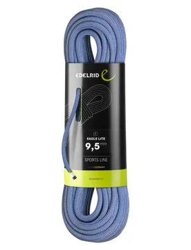 Corde d'escalade - Eagle Lite 9,5Mm Polar - Taille 50 m - Bleu - Edelrid - FashionsVida