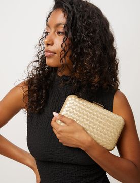 Trefi borsa da sera intrecciata