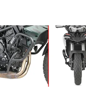 Paramotore tubolare nero Slider integrato TN8717 per BE taglia un - GIVI - FashionsVida