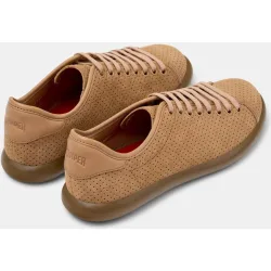 Zapatillas básicas de mujer pelotas soller de piel
