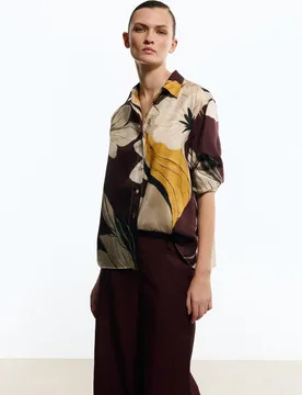 Camisa seda de mujer estampada - Woman Limited El Corte Inglés - FashionsVida