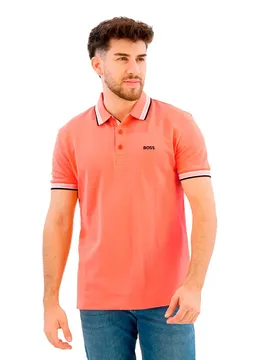 Polo à Manches Courtes Paddy 10241663 Green Open Red XS