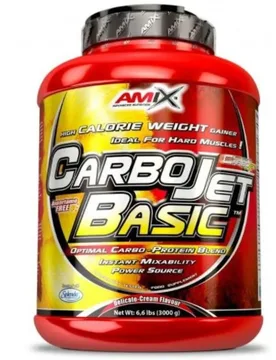 Masse Musculaire Basic Carbojet Vanille 3kg - Amix - FashionsVida