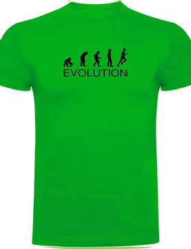 Maglietta A Maniche Corte Evolution Running Green L