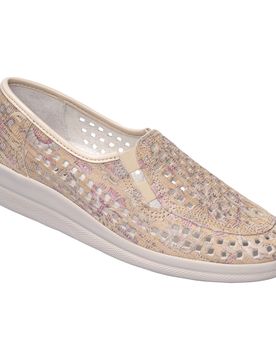 Damen-Halbschuh 42 beige