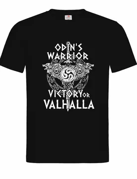 Odin's Warrior Victory or Valhalla Norse Valknut Rune Fenris Wolf T-Shirt 100% Cotton O-Neck Short Sleeve Summer Casual Mens Tee - Aliexpress - FashionsVida