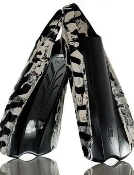 Nageoires 2 Black / White EU 38-39 unisex