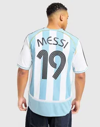 Mens Maglia Home Argentina Messi 2006 - Bianco, bianco bianco Uomo taglia XXXL