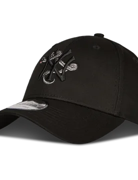 FORTY Unisex Kappen - Schwarz - One Size Black One Size - New era - FashionsVida