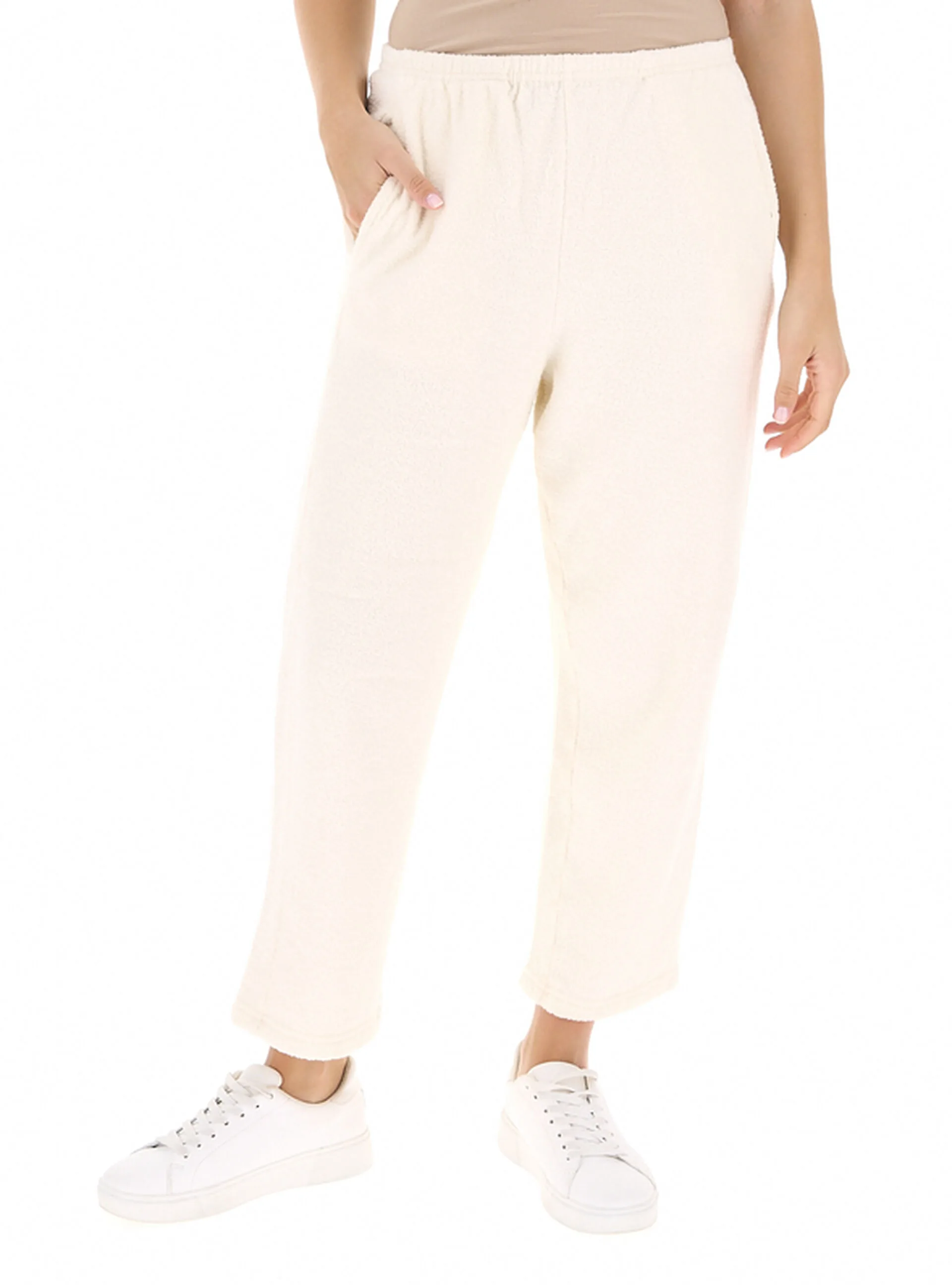 Pantalone teddy AVORIO M - American vintage - FashionsVida