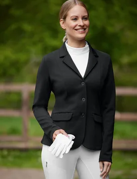 Damen Turnierjacket LINA, schwarz M - E.L.T - FashionsVida