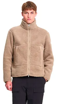 Felpa Con Zip Aiw26mfle002 Powder XL