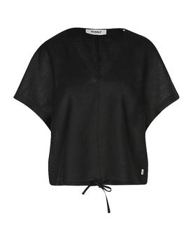 Leinenbluse DORA schwarz XS damen