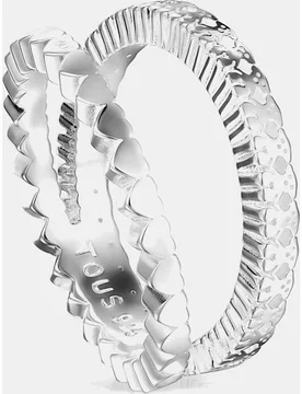 Tous - Anillo doble de plata - Tous - FashionsVida