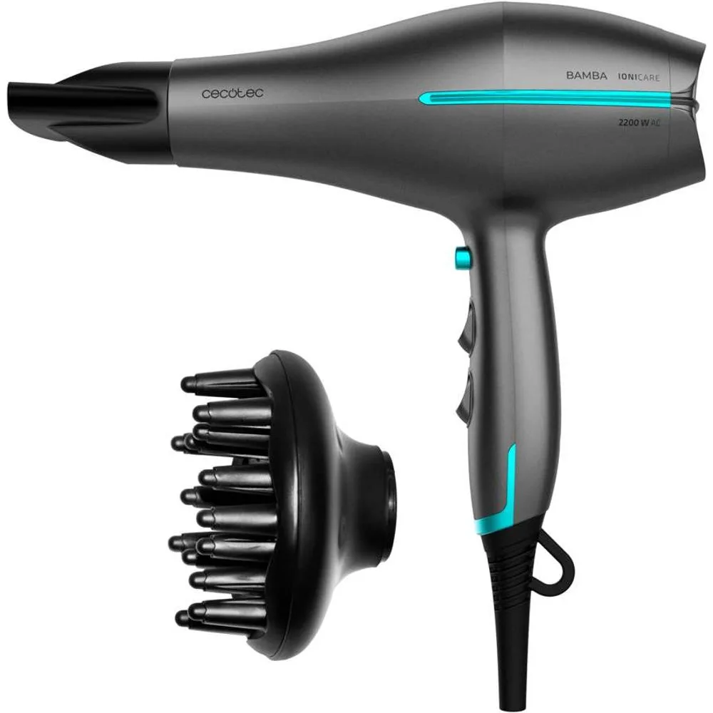 Secador de pelo IoniCare 5300 Maxi Aura Black - Cecotec - FashionsVida