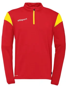 Sweat à Demi-zip Squad 27 Red / Lime Yellow M
