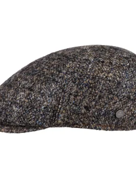 Volker Wool Flat Cap by - grey - Size: 60 cm - Lierys - FashionsVida