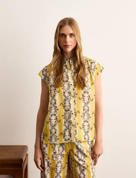 Blusa de mujer sin manga estampada - Lloyd's - FashionsVida