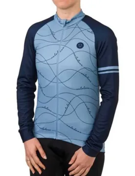 Maglia A Maniche Lunghe Velo Wave Essential Cloud - AGU - FashionsVida