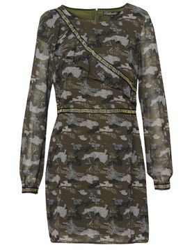 KOROSHI Vestido caqui