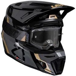 Casco Moto Cross KIT MOTO 8.5 V25 BLACK Nero taglia XS