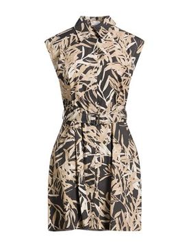 Minivestido Mujer Caqui XL,XXS Mujer
