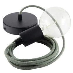 Cables Suspension Luminaire Rc63 50 Cm Greyish Green / Black One Size